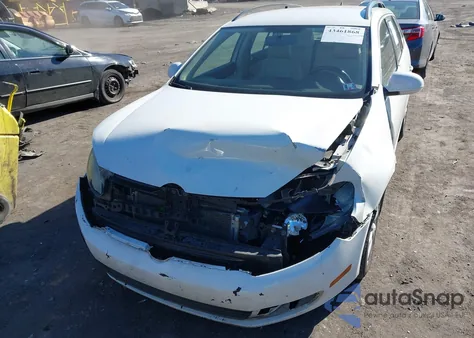 2012 Volkswagen Jetta Sportwagen 2.5L Se из США, поврежденный, VIN 3VWPP7AJ0CM706006